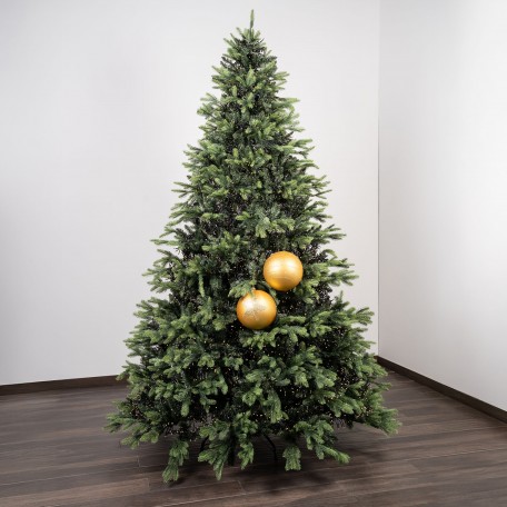 Sfera Natalizia Opaca Disegnata Oro ⌀20cm, 2pcs/set