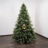 Gold Christmas Baubles Mix (2 Shiny, 1 Matte, 1 Glitter) ⌀10cm, 4pcs/set
