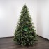 Green Christmas Baubles Mix (2 Shiny, 1 Matte, 1 Glitter) ⌀10cm, 4pcs/set