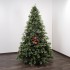 Red Christmas Baubles Mix (1 Shiny, 1 Matte) ⌀10cm, 2pcs/set