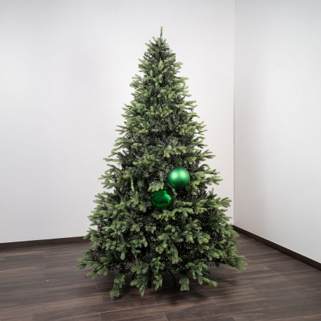 Green Christmas Baubles Mix (1 Shiny, 1 Matte) ⌀10cm, 2pcs/set Green Christmas Baubles Mix (1 Shiny, 1 Matte) ⌀10cm, 2pcs/set