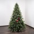 Red Christmas Baubles Mix (1 Shiny, 1 Matte) ⌀20cm, 2pcs/set