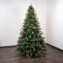 Green Christmas Baubles Mix (1 Shiny, 1 Matte) ⌀20cm, 2pcs/set