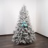 Bolas de Navidad con Purpurina "Azul Brillante" ⌀12cm, juego de 3