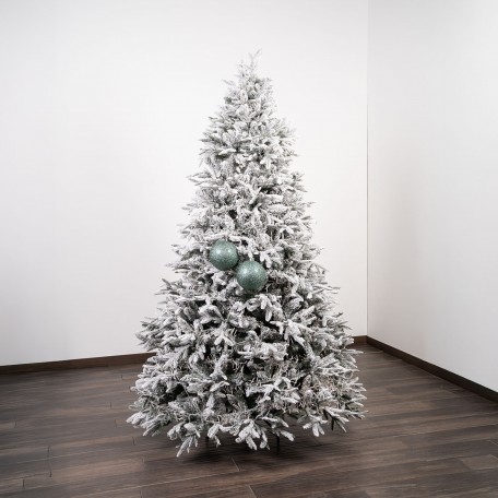 Glitzernde Weihnachtskugeln „Glitter Hellgrün“ ⌀15cm, 2er-Set Glitzernde Weihnachtskugeln „Glitter Hellgrün“ ⌀15cm, 2er-Set