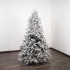 Glitter Black Christmas Baubles ⌀15cm, 2pcs/set