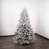 Silver Christmas Baubles Mix (1 Shiny, 1 Matte) ⌀15cm, 2pcs/set