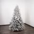 Boules de Noël Mates "Argent Mat" ⌀15cm, lot de 2
