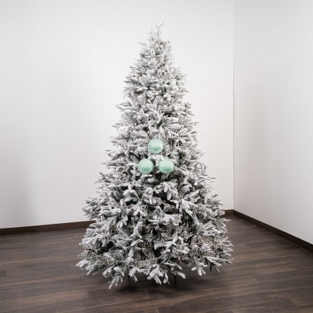 Boules de Noël Nacrées "Vert Clair Nacré" ⌀12cm, lot de 3 Boules de Noël Nacrées "Vert Clair Nacré" ⌀12cm, lot de 3