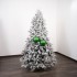 Boules de Noël Pailletées "Vert Pailleté" ⌀20cm, lot de 2
