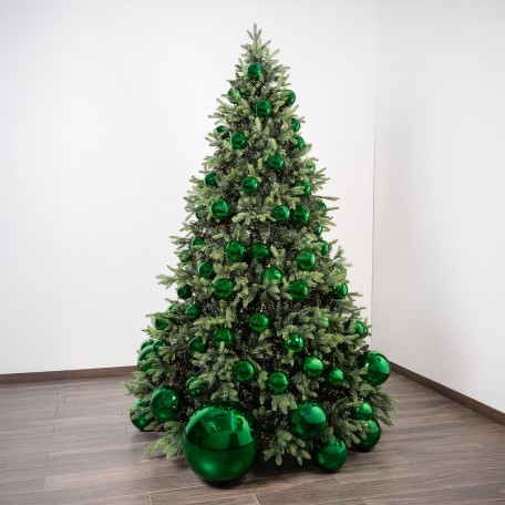 Boules de Noël Brillantes "Vert Éclatant" ⌀20cm, lot de 2 Boules de Noël Brillantes "Vert Éclatant" ⌀20cm, lot de 2