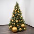Boules de Noël Mat "Or Mat" ⌀15cm, lot de 2