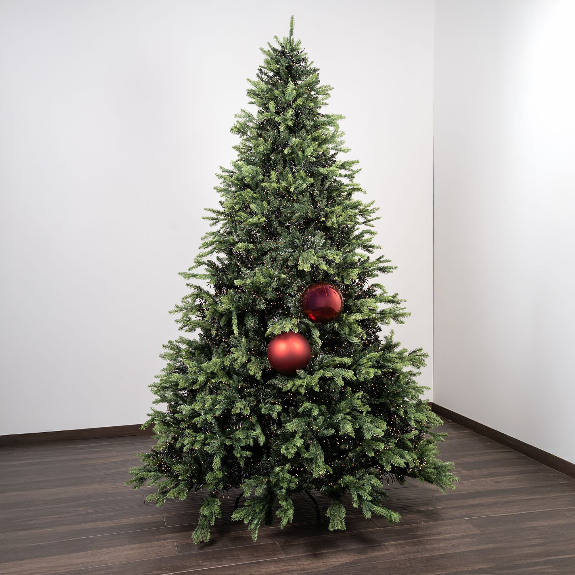 Giulia Grillo Mix Bolas de Navidad Rojas (1 Brillante, 1 Mate) ⌀20cm, set de 2