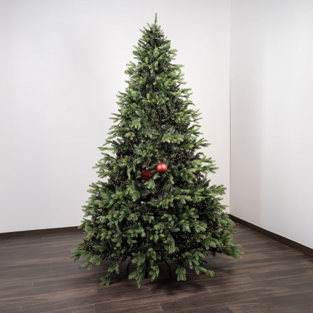 Red Christmas Baubles Mix (1 Shiny, 1 Matte) ⌀10cm, 2pcs/set