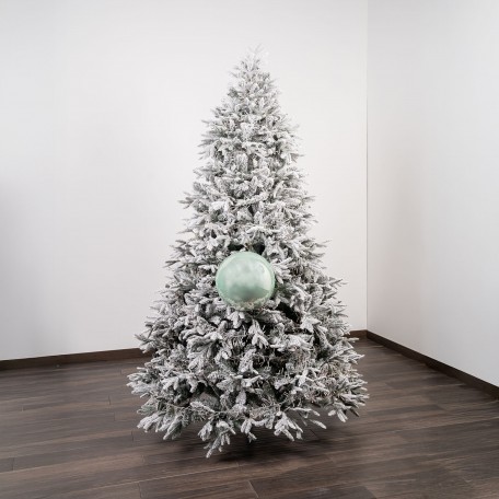 Perlweihnachtskugel „Hellgrün Perlmutt“ ⌀30cm