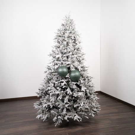 Sfera Natalizia Glitter Verde Chiaro ⌀20cm, 2pcs/set