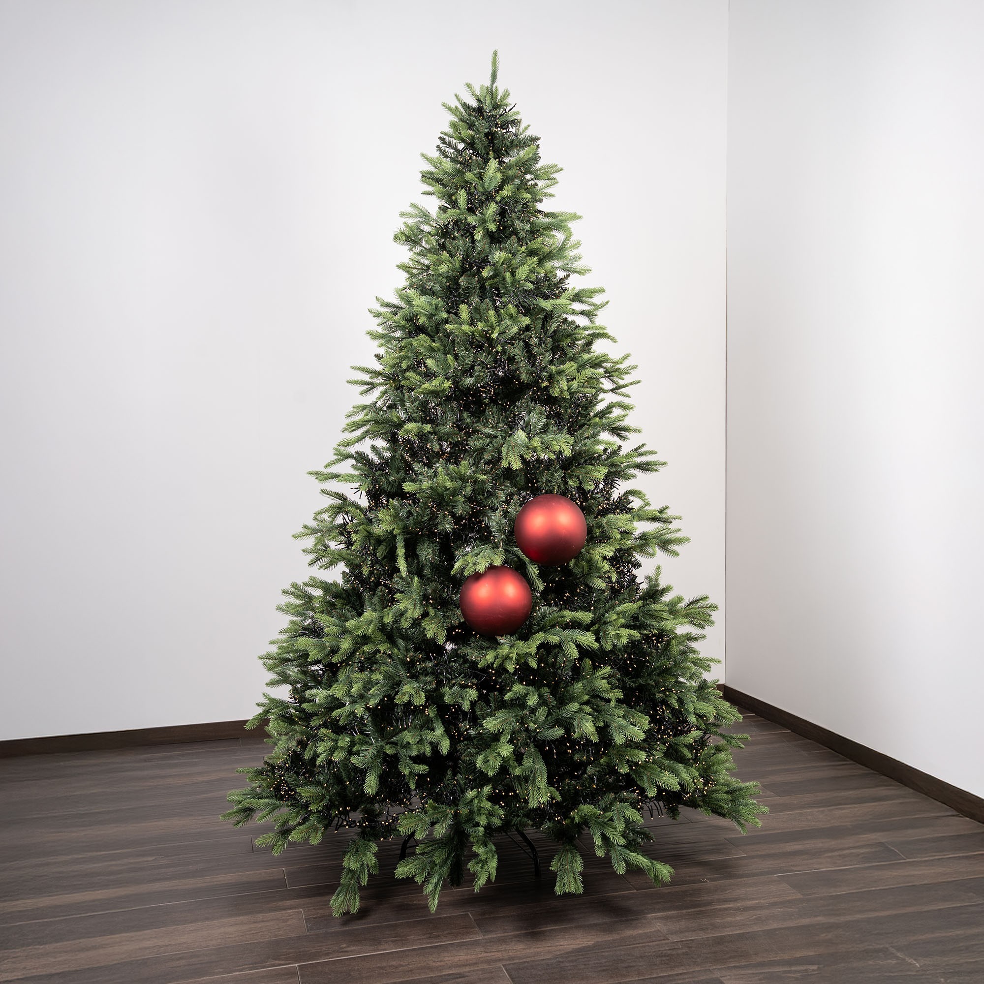 Giulia Grillo Matte Red Christmas Baubles ⌀20cm, 2pcs/set