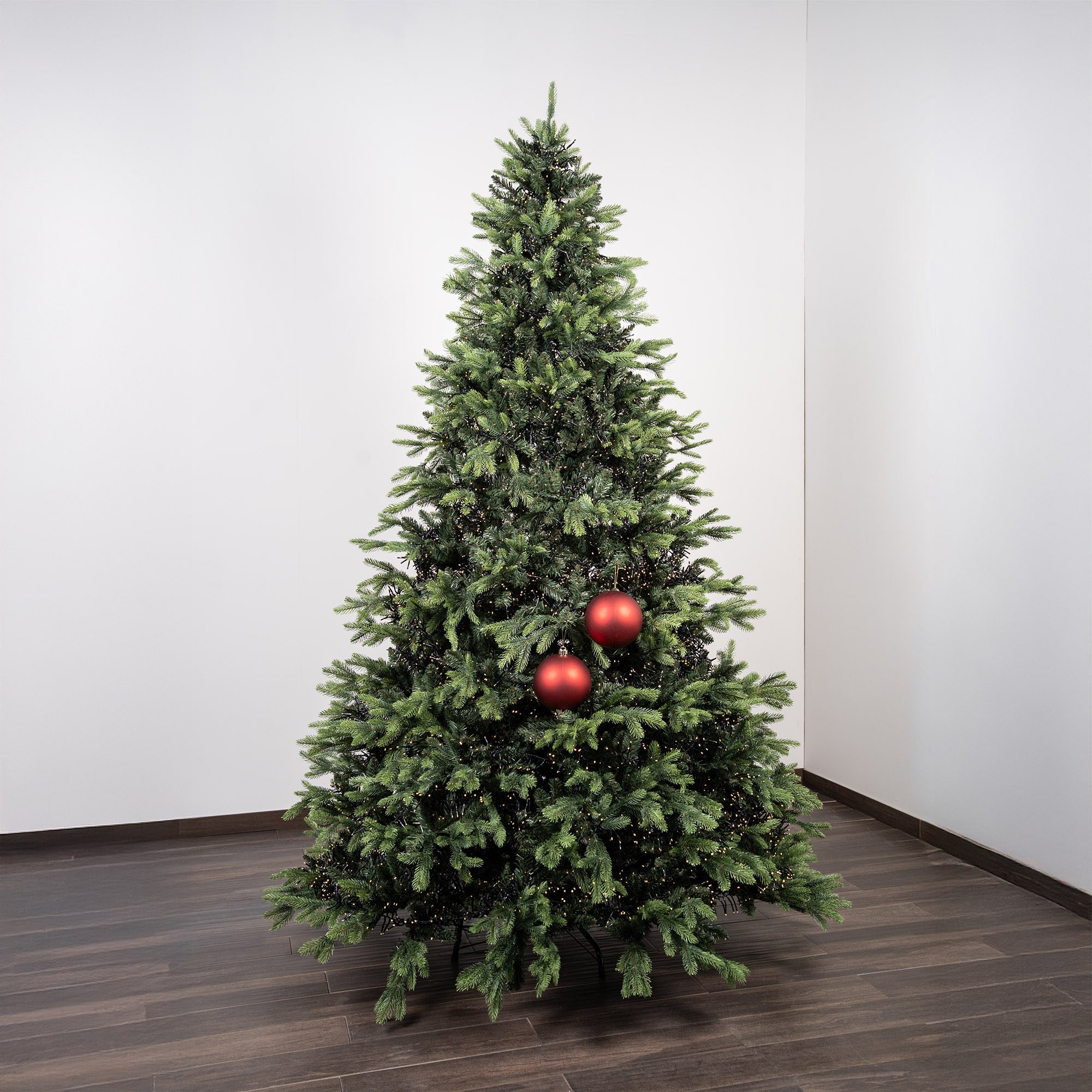 Giulia Grillo Boules de Noël Mat "Rouge Mat" ⌀15cm, lot de 2 pièces