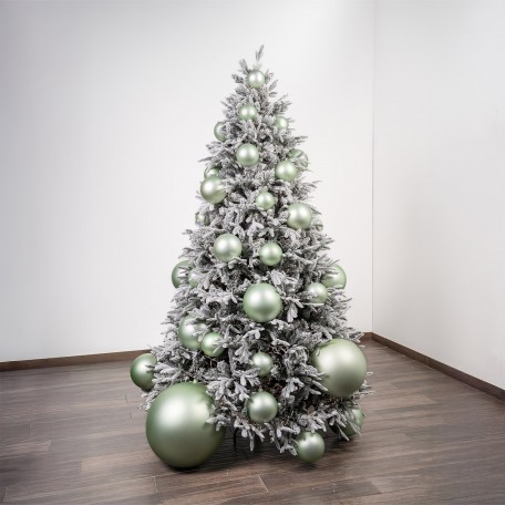 Boule de Noël Opale "Vert Clair Mat" ⌀40cm