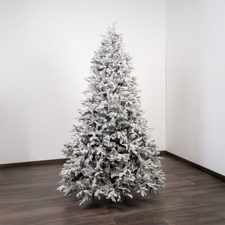 Perlglänzende Weihnachtskugeln „Perlhellblau“ ⌀10cm, 4er-Set