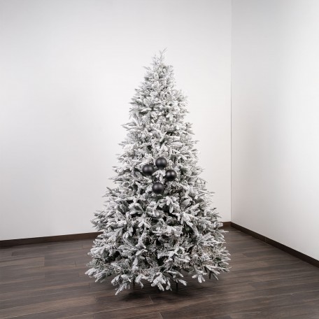 Sfera Natalizia Opaca Nera ⌀10cm, 4pcs/set