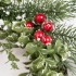 Wreath with Red Berries and Pine Needles