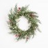 Wreath with Red Berries and Pine Needles