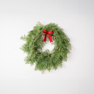 Couronne Verte avec un Nœud...