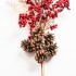 Decorative Branch with Red and Bordeaux Berries