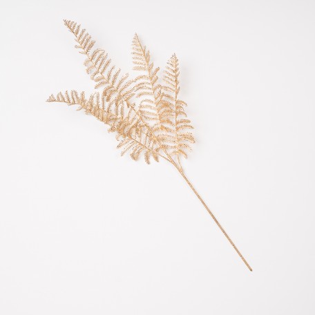 Branche Décorative Dorée avec Paillettes