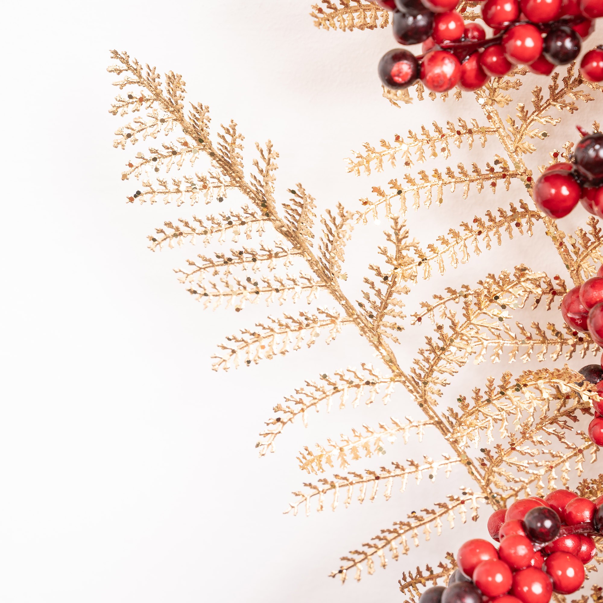 Giulia Grillo Decorative Golden Branch with Glitter