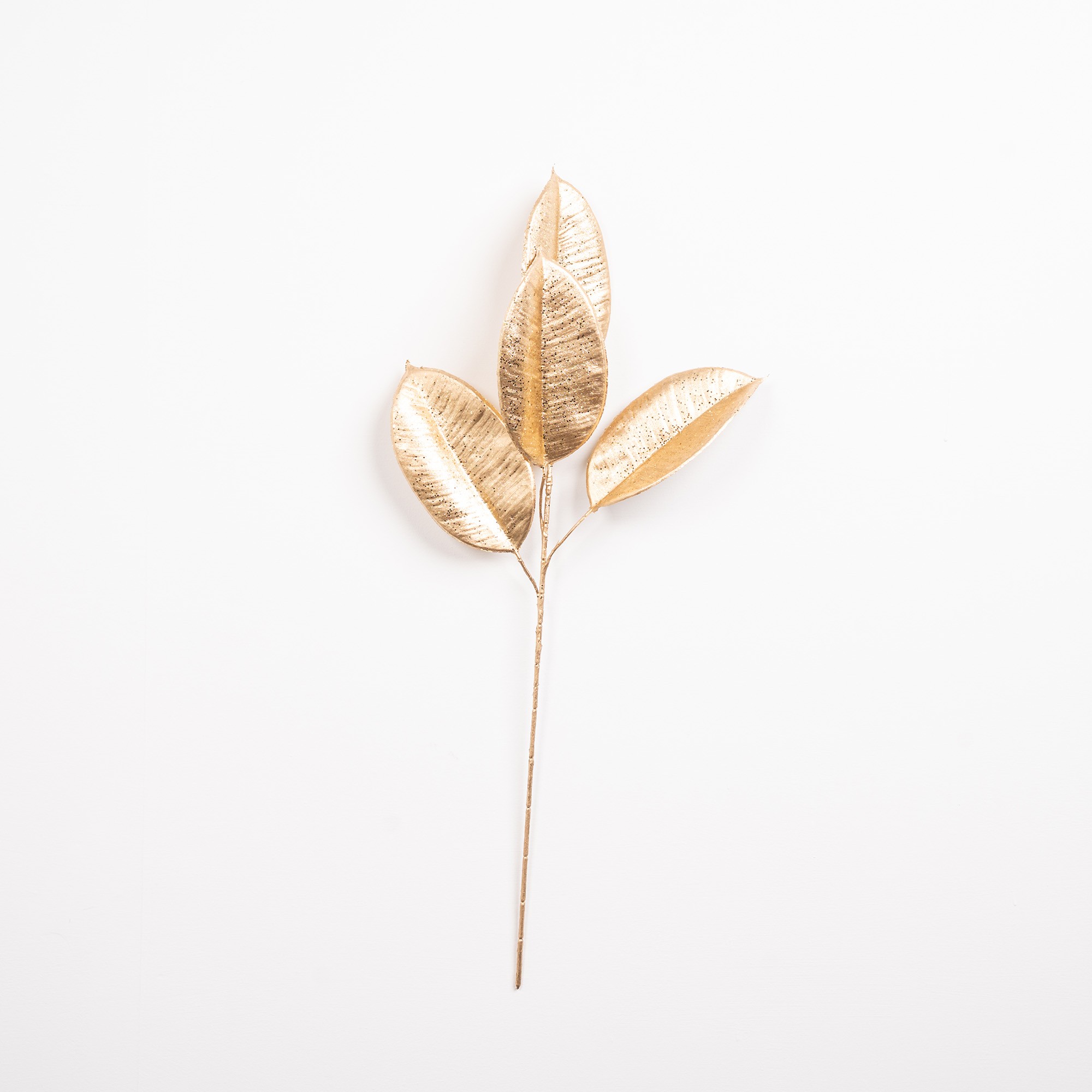 Giulia Grillo Branche Décorative avec Feuilles Dorées