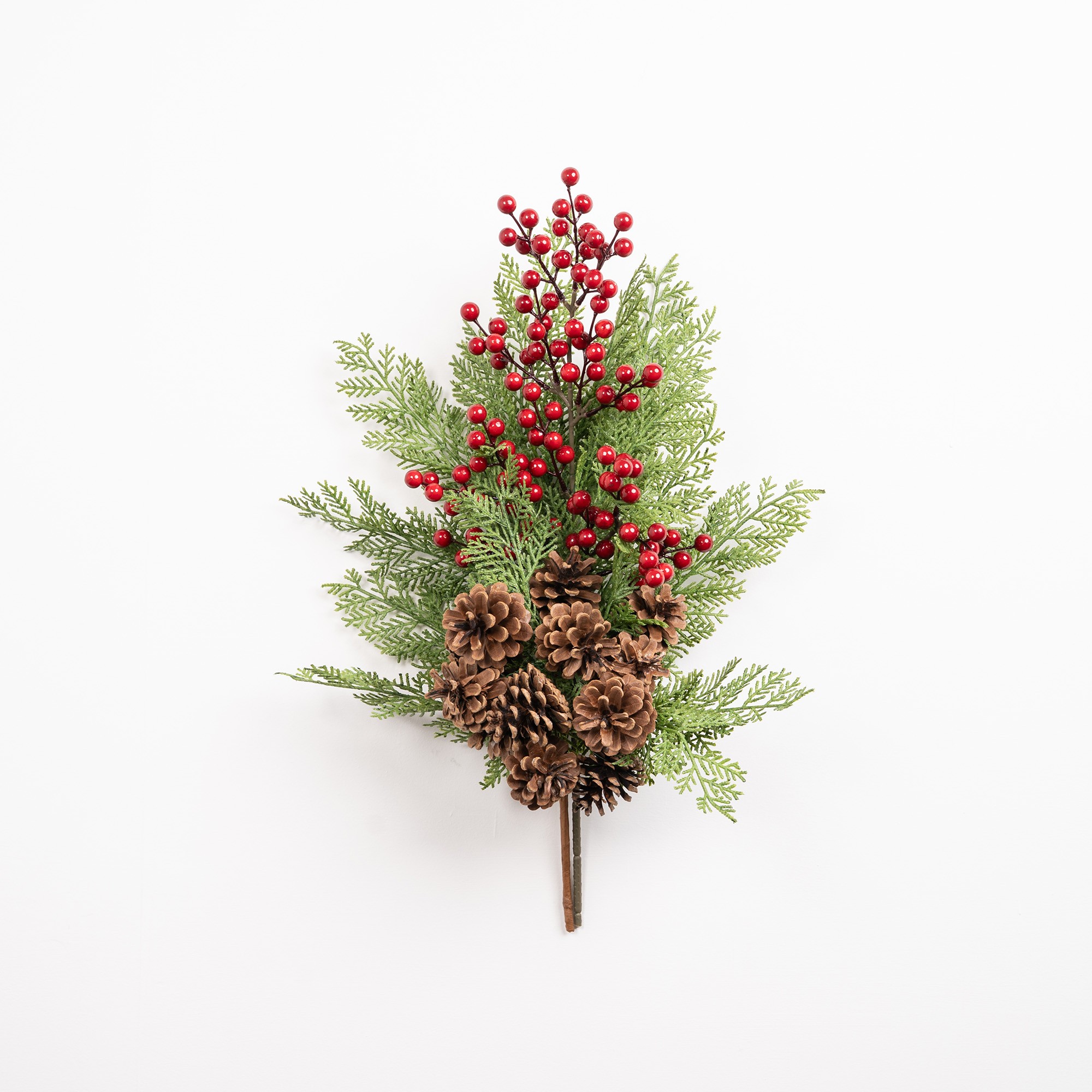 Giulia Grillo Green Decorative Branch in Cypress Style