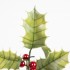 Garland with Holly Leaves and Red Berries
