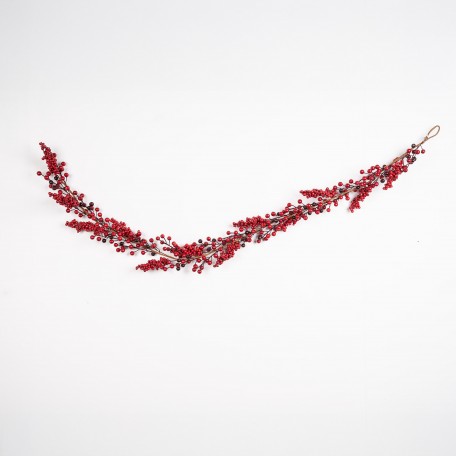Festone Elegante Bacche Rosse