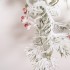 Elegante Schneegedeckte Girlande mit Roten Beeren