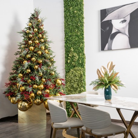 Realistischer Dicker Grüner Weihnachtsbaum Traumhafte Tanne 270cm Realistischer Dicker Grüner Weihnachtsbaum Traumhafte Tanne 270cm