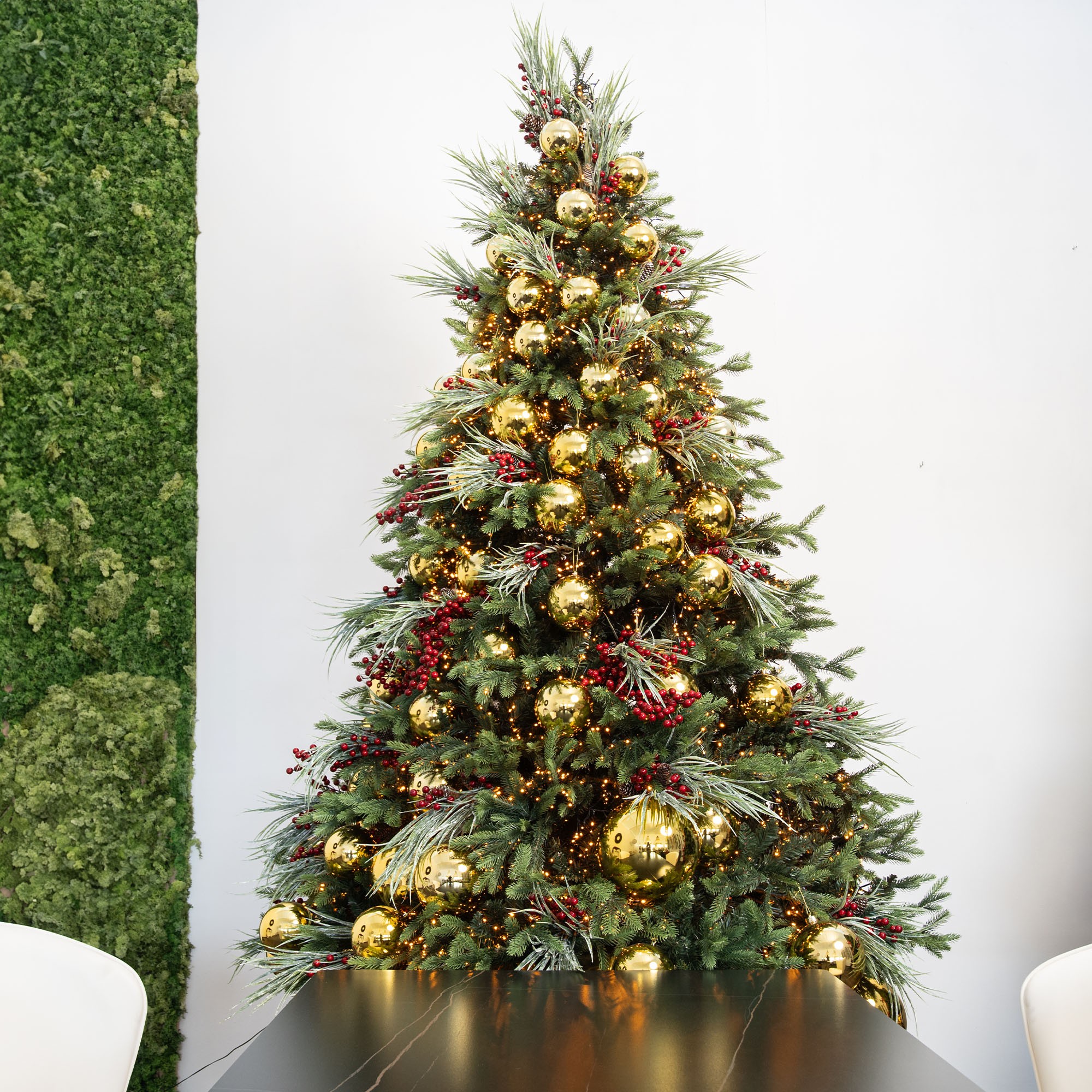Giulia Grillo Realistischer Dicker Grüner Weihnachtsbaum Traumhafte Tanne 210cm