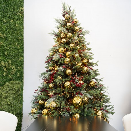 Realistischer Dicker Grüner Weihnachtsbaum Traumhafte Tanne 210cm Realistischer Dicker Grüner Weihnachtsbaum Traumhafte Tanne 210cm
