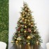 Realistischer Dicker Grüner Weihnachtsbaum Traumhafte Tanne 210cm