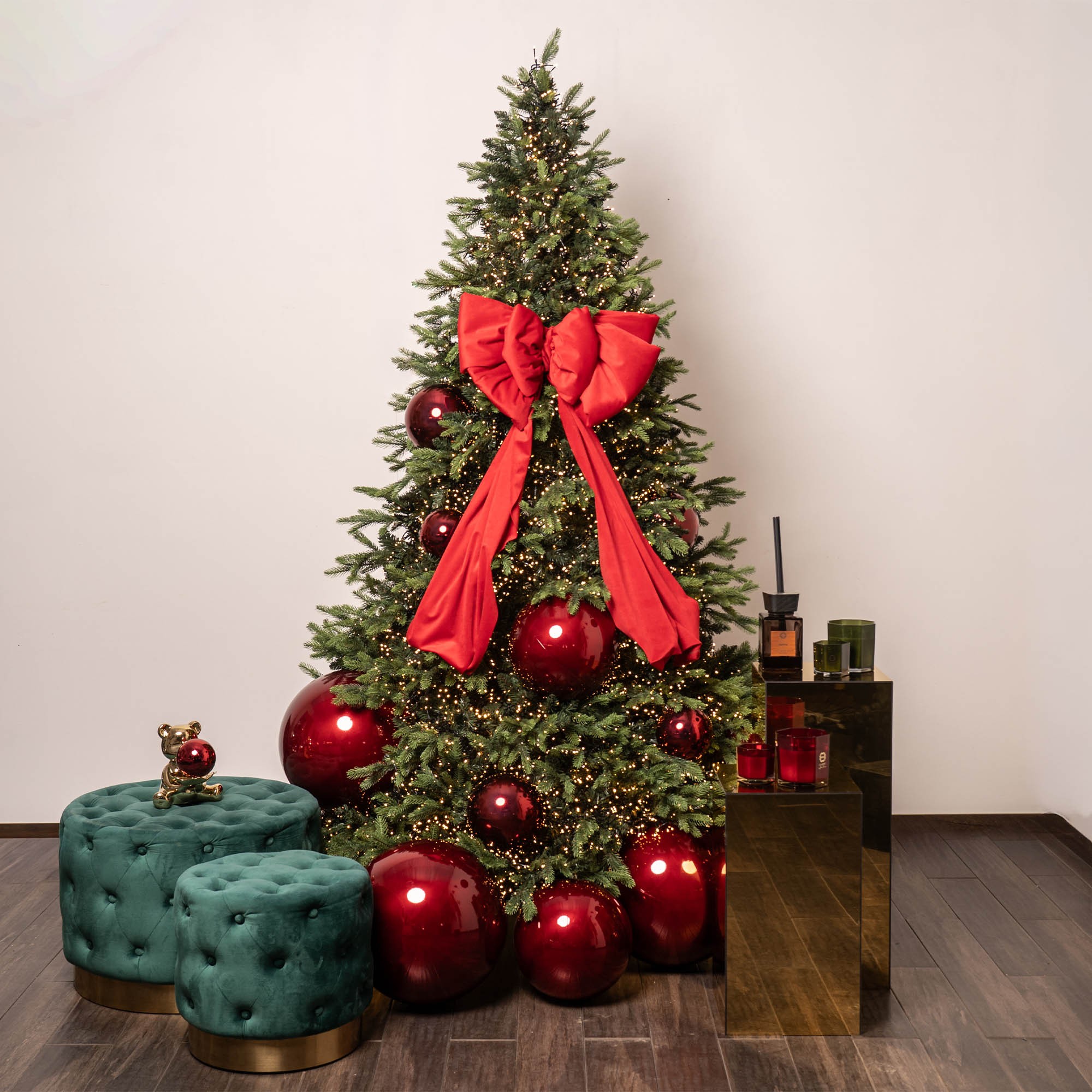 Giulia Grillo Sapin de Noël réaliste épais vert sapin de rêve 270 cm