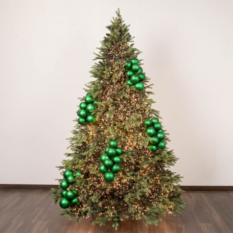 Realistischer Dicker Grüner Weihnachtsbaum Traumhafte Tanne 240cm
