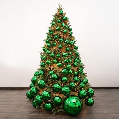 Shiny Green Christmas Bauble ⌀40cm