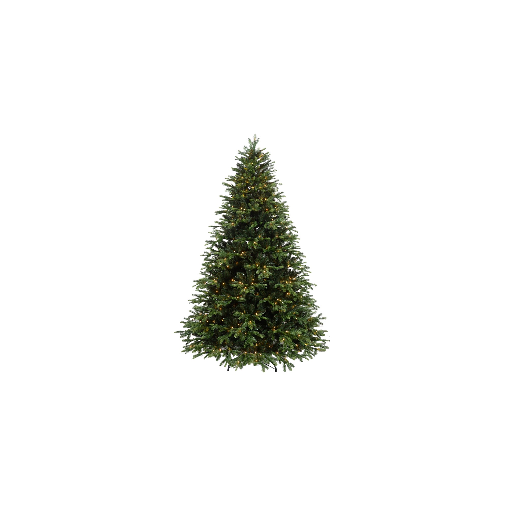 Giulia Grillo Albero di Natale Realistico con Luci Incorporate 210cm 4950 Luci LED Abete Romantico