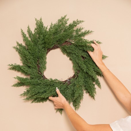 Green Cypress Wreath
