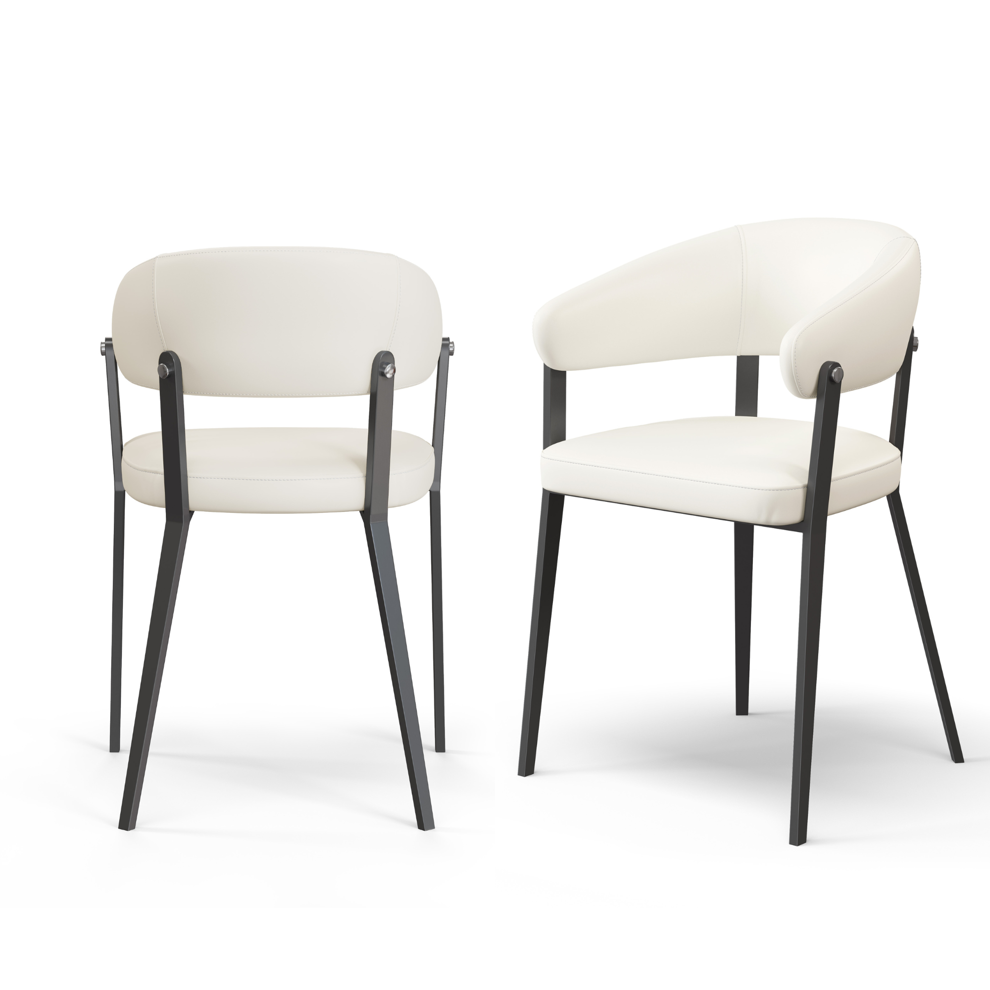 Giulia Grillo Chaise Traditionnelle blanc Chaise Design