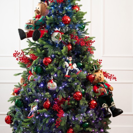 Sapin de Noël avec lumières RVB colorées intégrées 210 cm 490 LED Mille et un sapins Sapin de Noël avec lumières RVB colorées intégrées 210 cm 490 LED Mille et un sapins