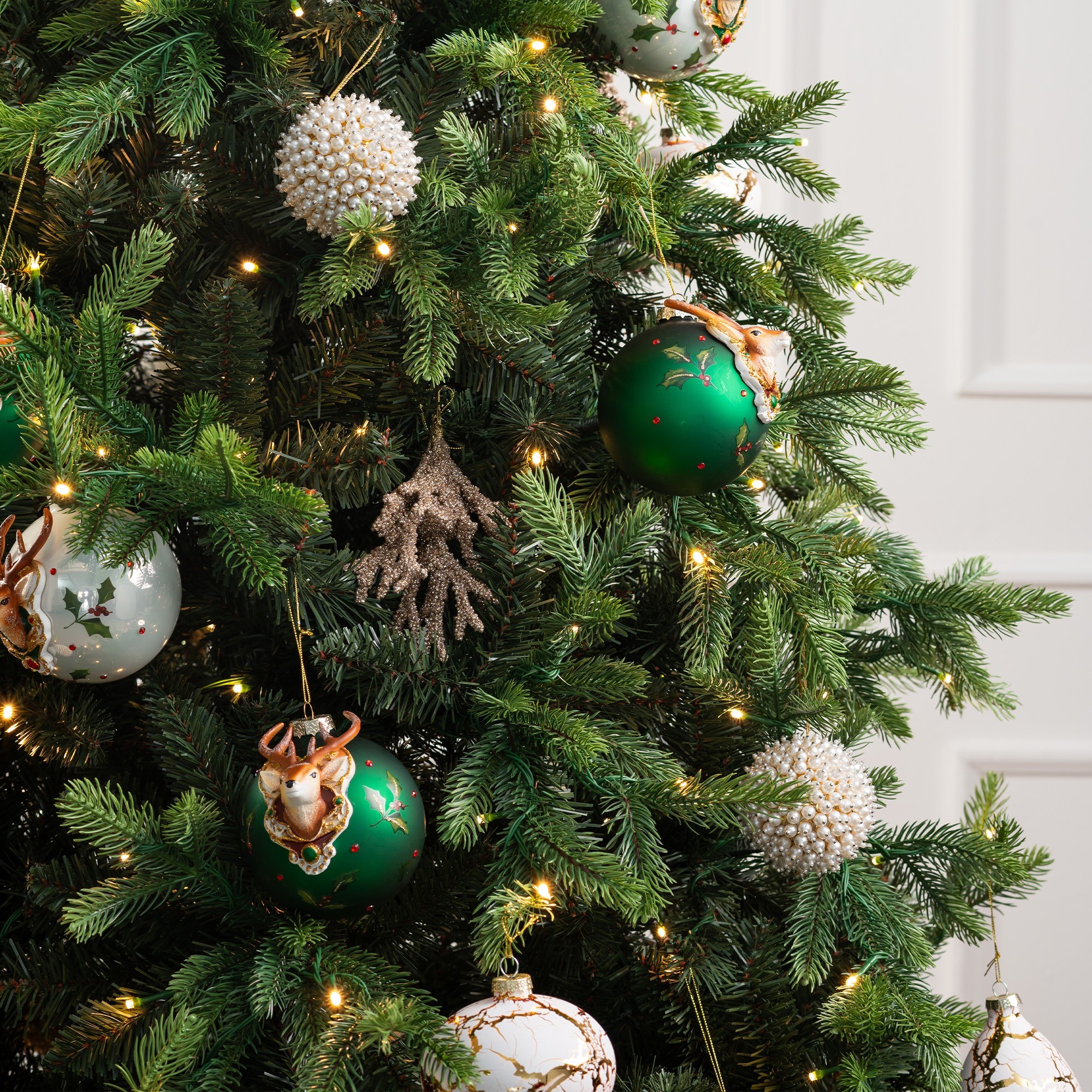 Giulia Grillo Sapin de Noël réaliste épais vert Sapin de rêve 210 cm