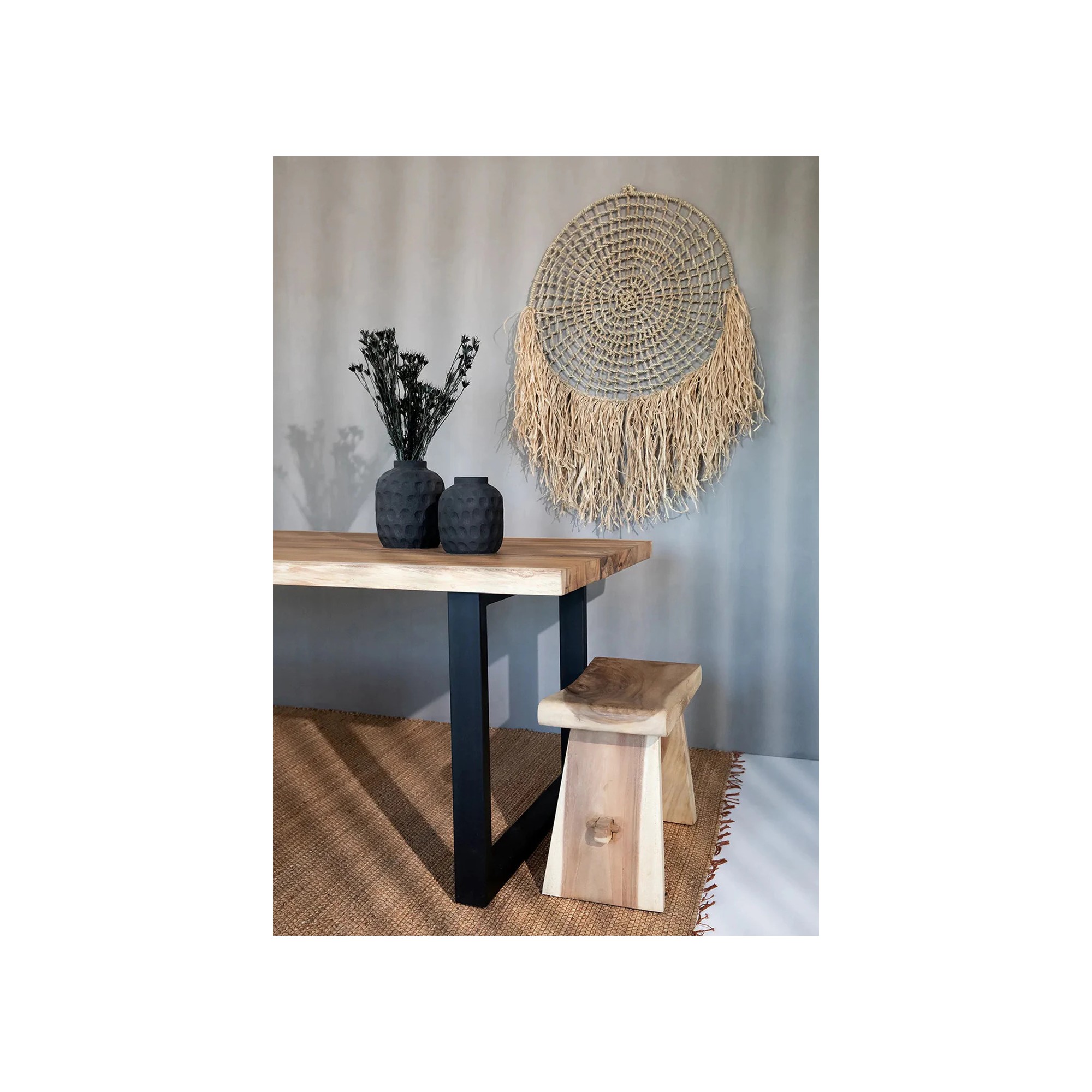 Giulia Grillo Jarrón de terracota Trendy negro S