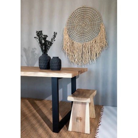 Vase Trendy en terre cuite Noir S